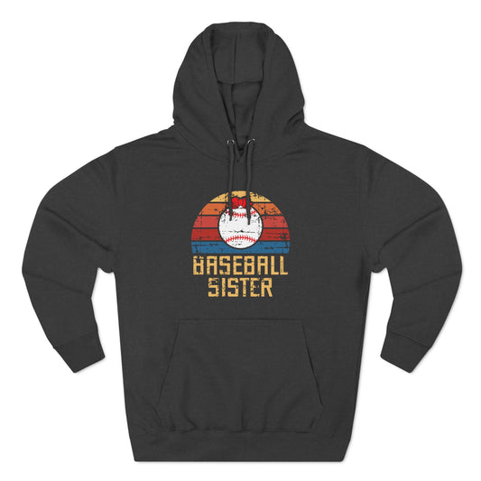 Baseball Sister Retro Hoodie