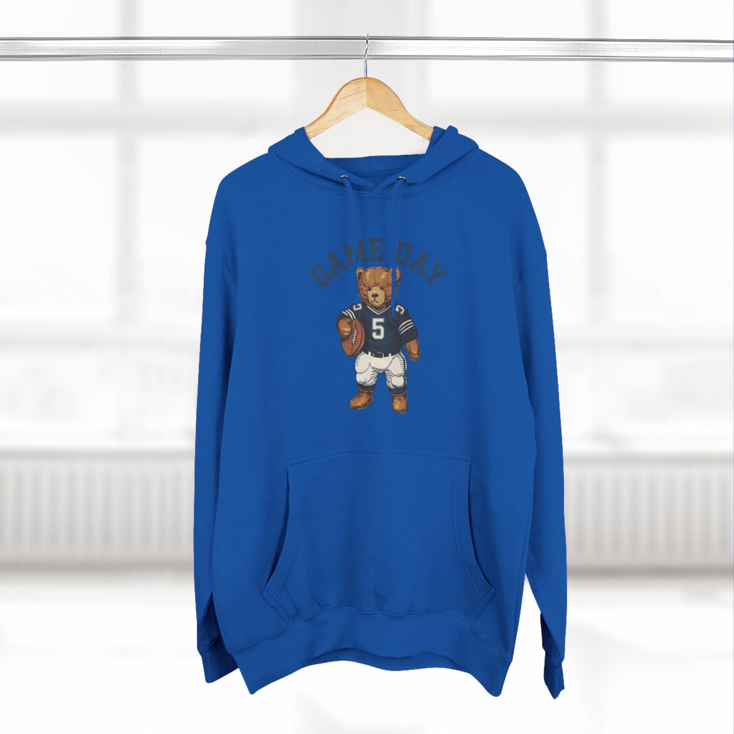 Cute Bear Game Day Football Hoodie