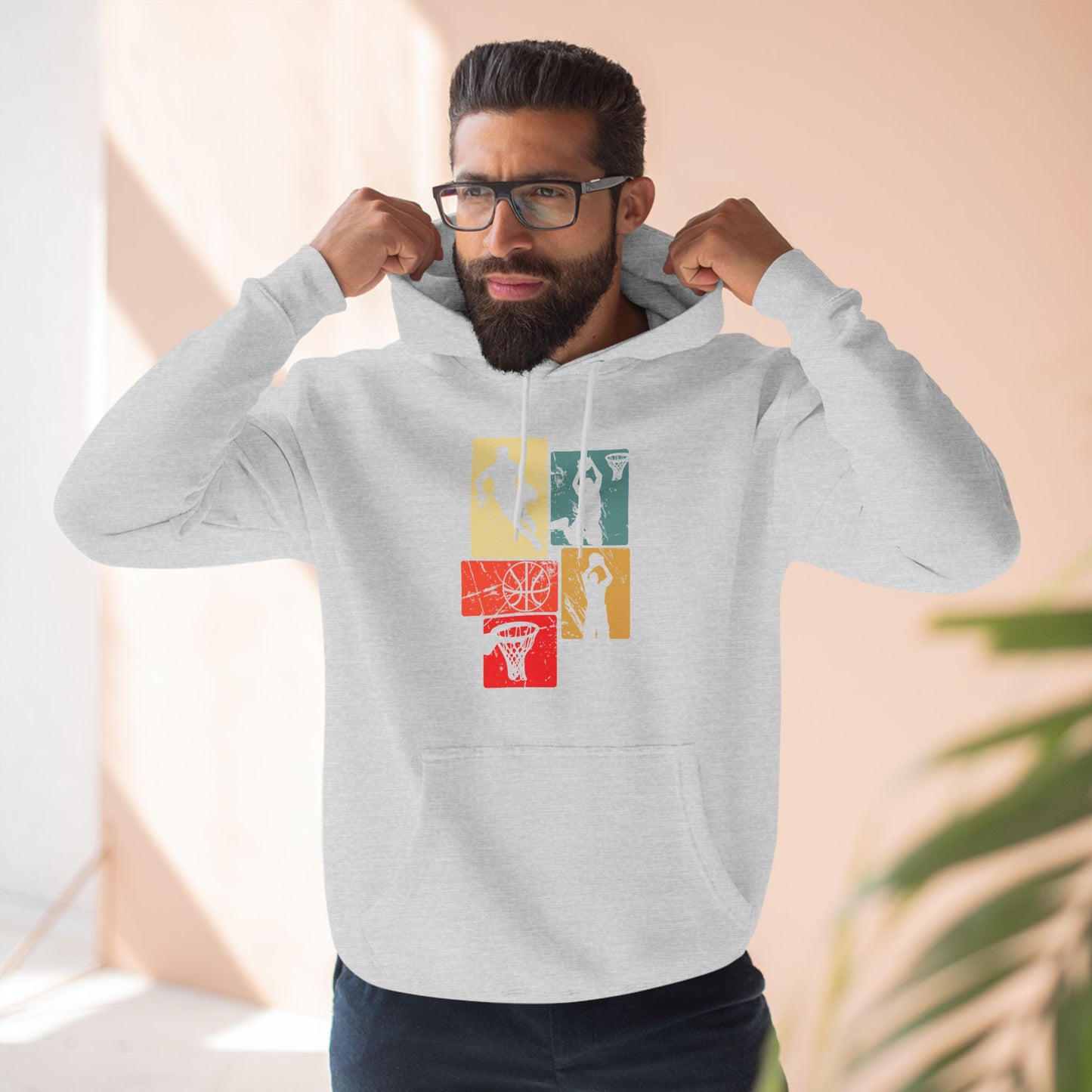 Retro Anime Basketball Vibes Hoodie