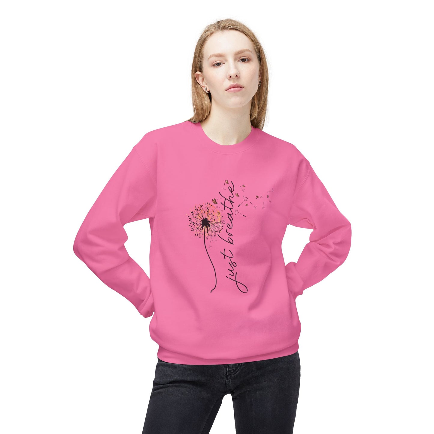 Just Breathe Dandelions Sweatshirt