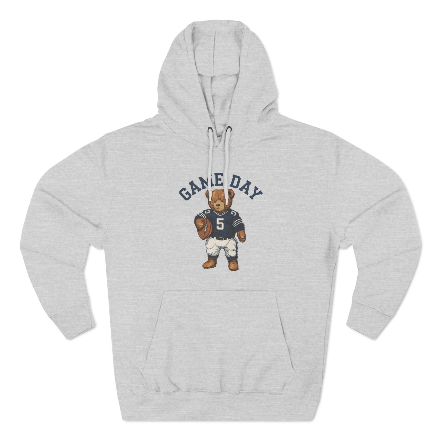 Cute Bear Game Day Football Hoodie