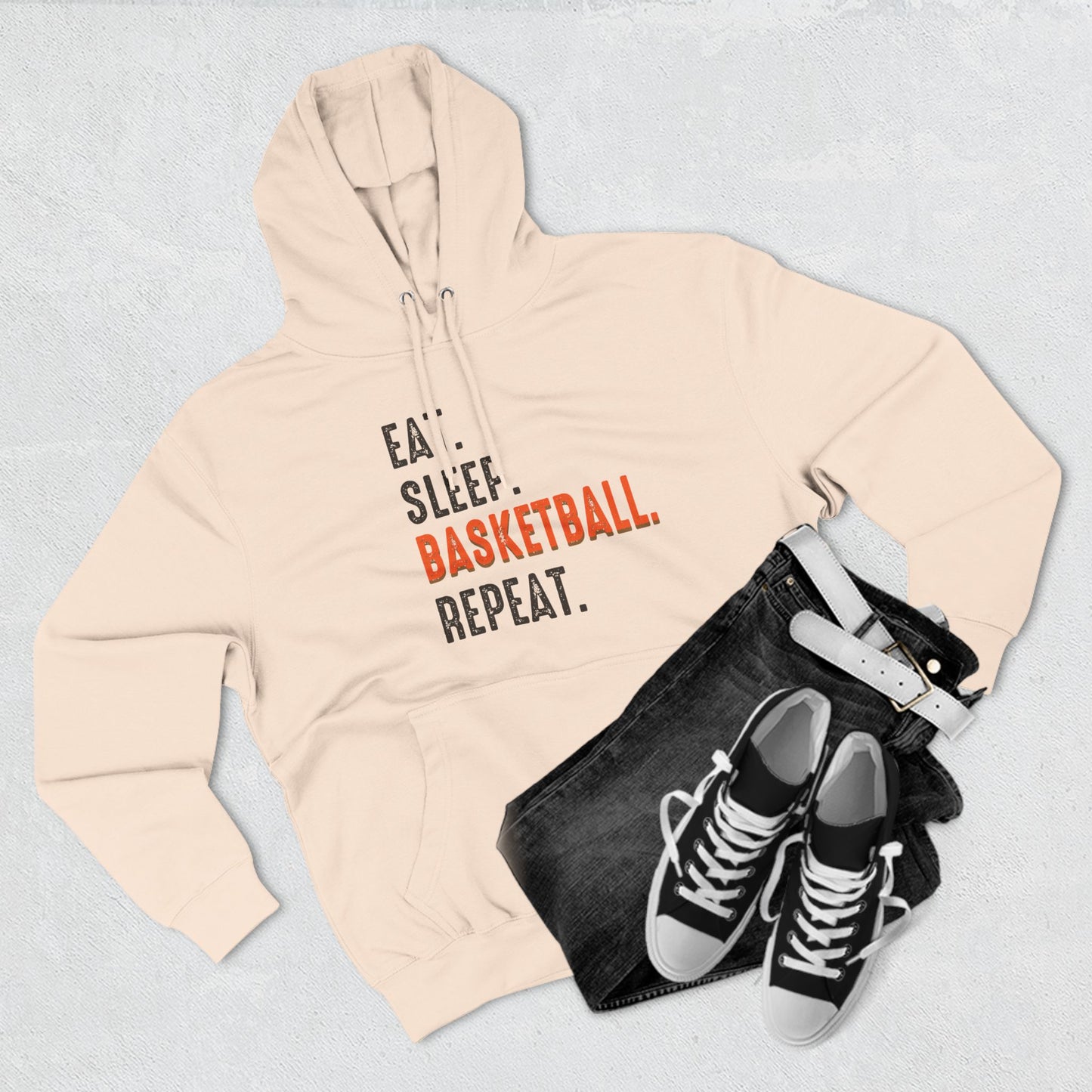 Eat Sleep Basketball Repeat Hoodie