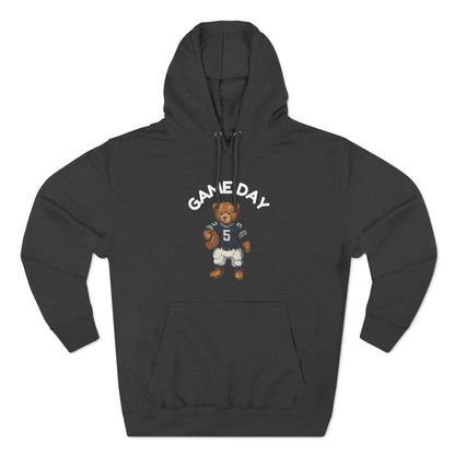 Cute Bear Game Day Football Hoodie