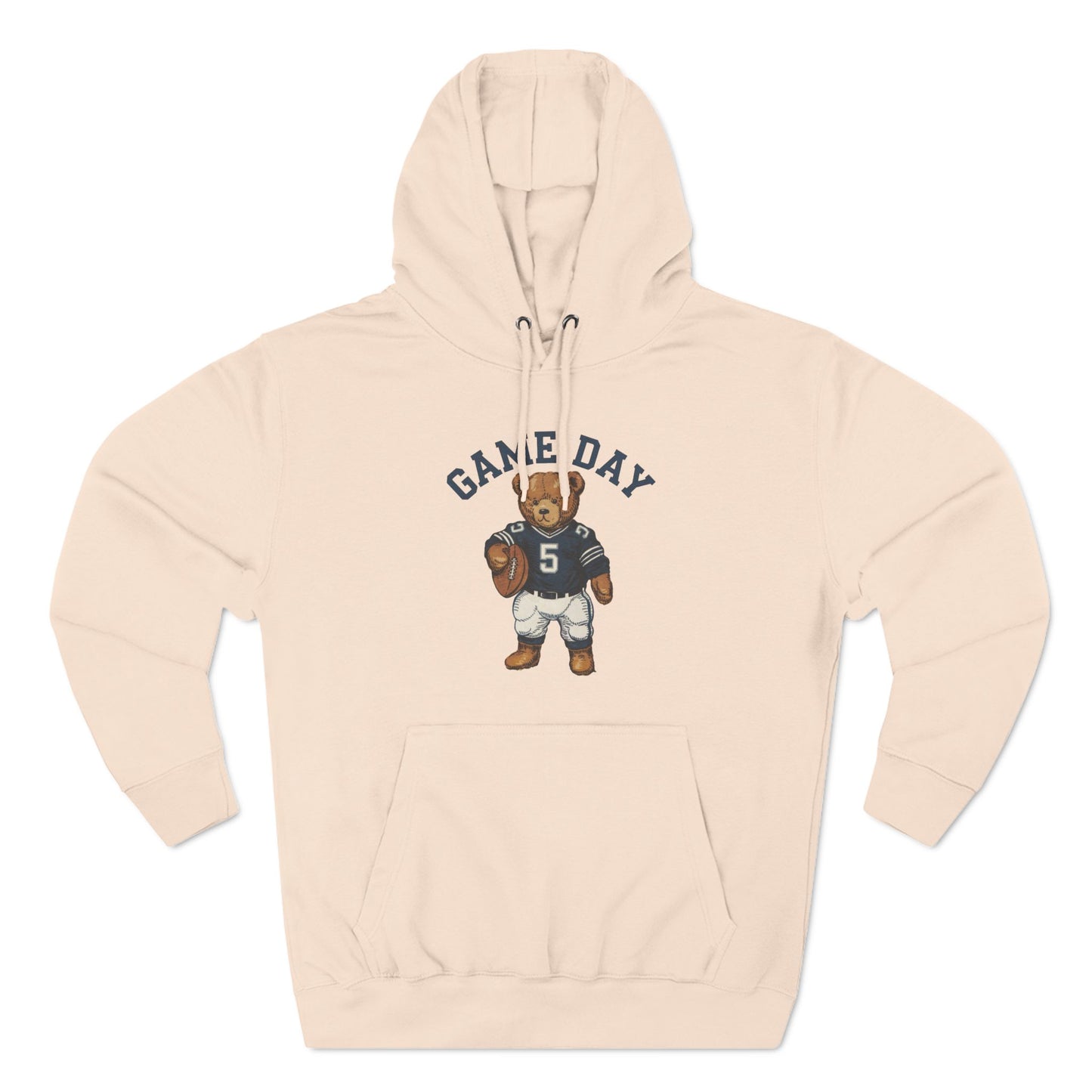 Cute Bear Game Day Football Hoodie