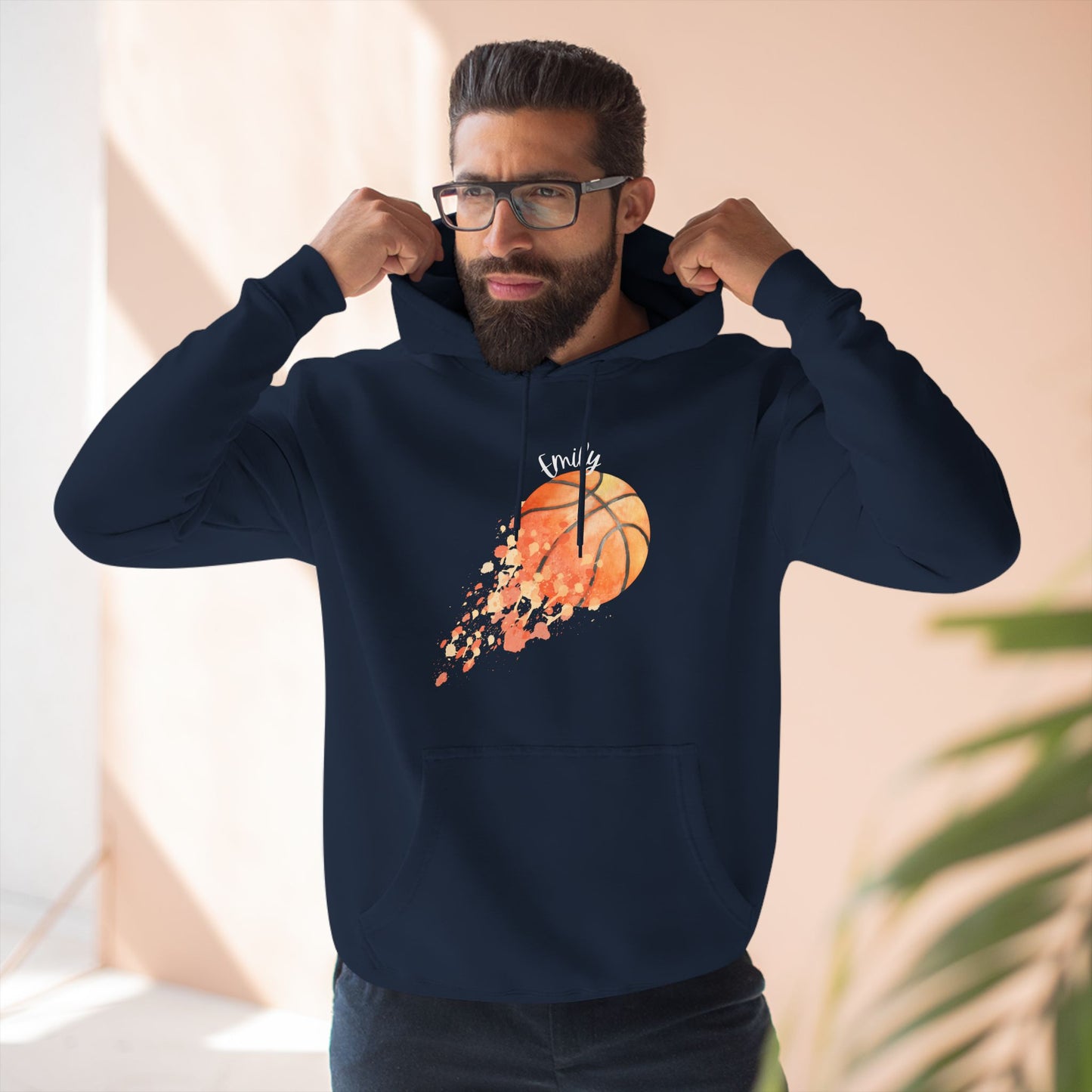 Personalized Name Basketball Shoot Hoodie