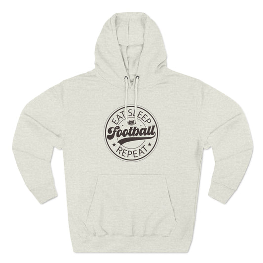 Classic Eat Sleep Football Repeat Hoodie