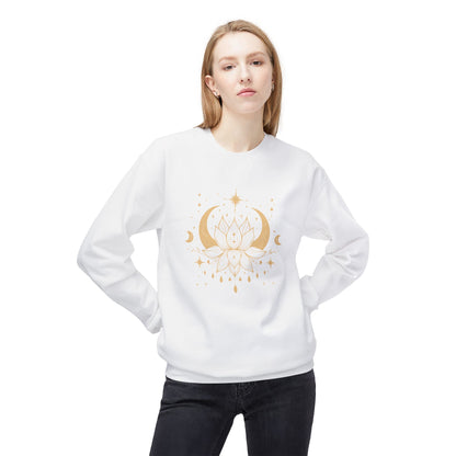 Mandala Lotus and Moon Hoodie