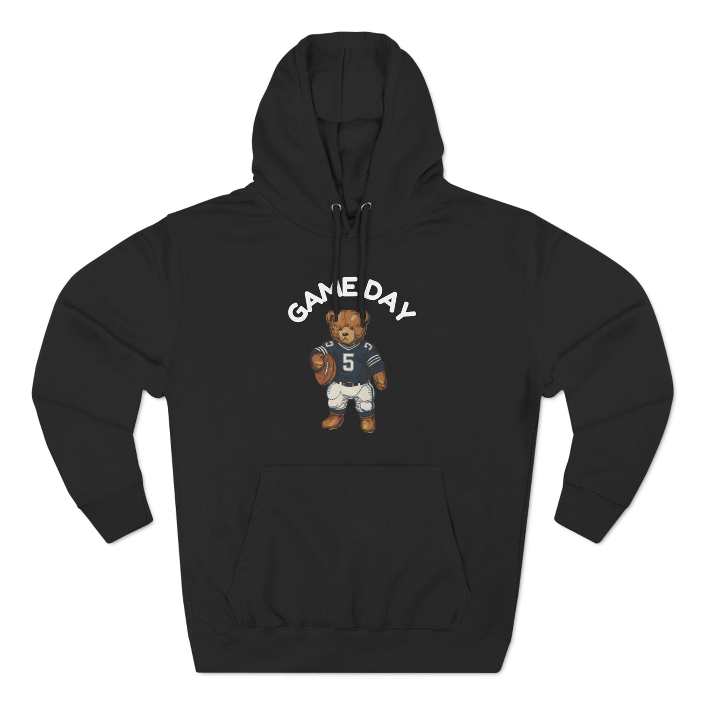 Cute Bear Game Day Football Hoodie