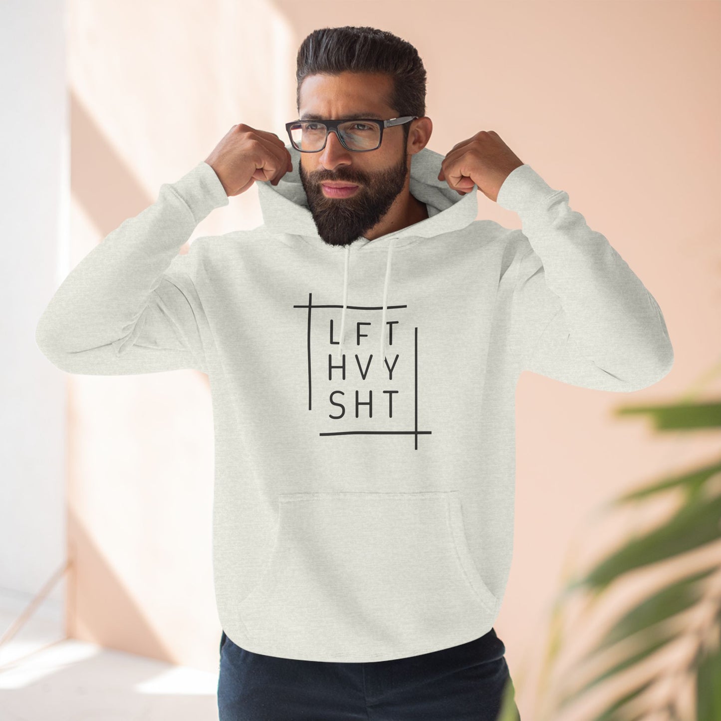 LFT HVY SHT Funny Workout Hoodie