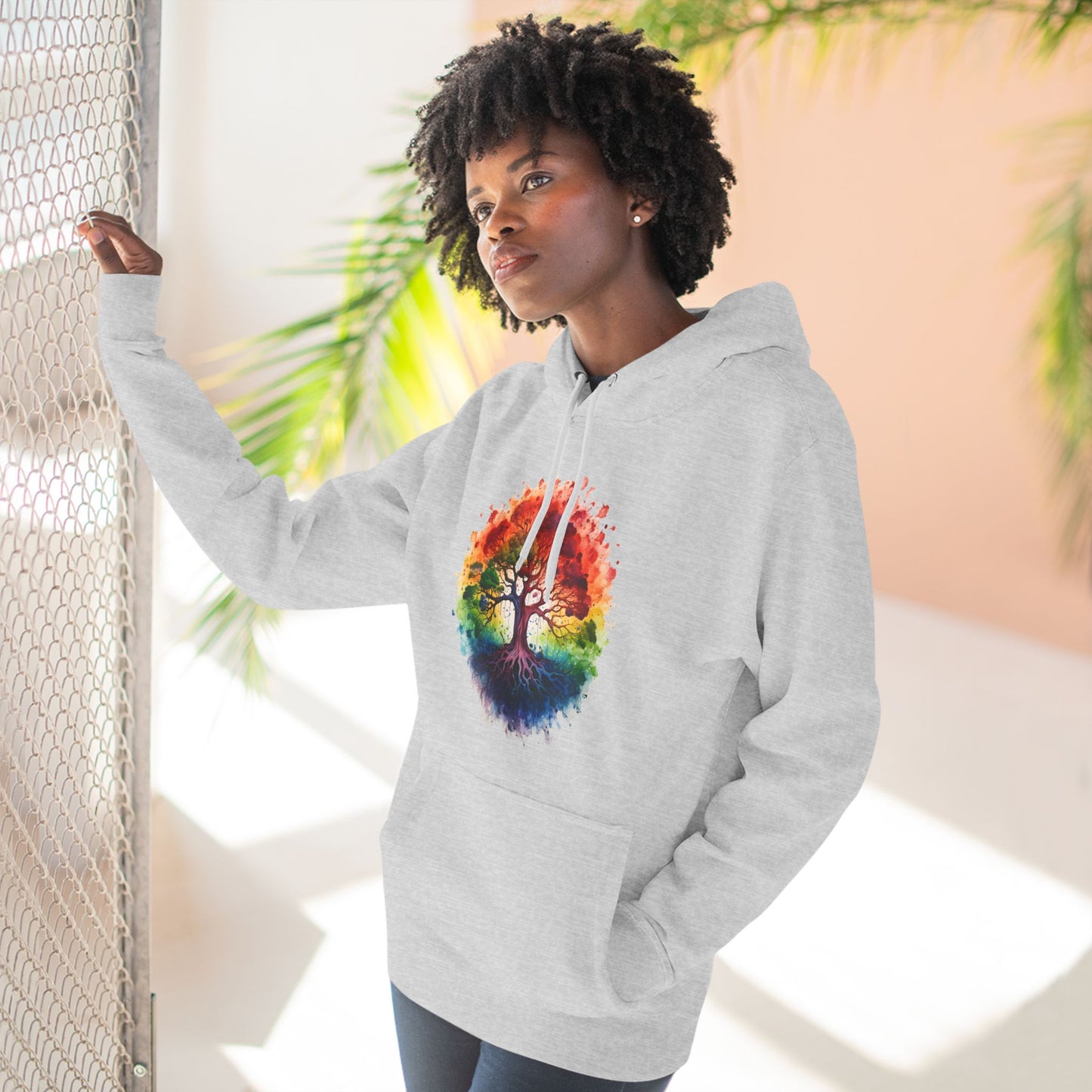 Color Oak Tree Hoodie