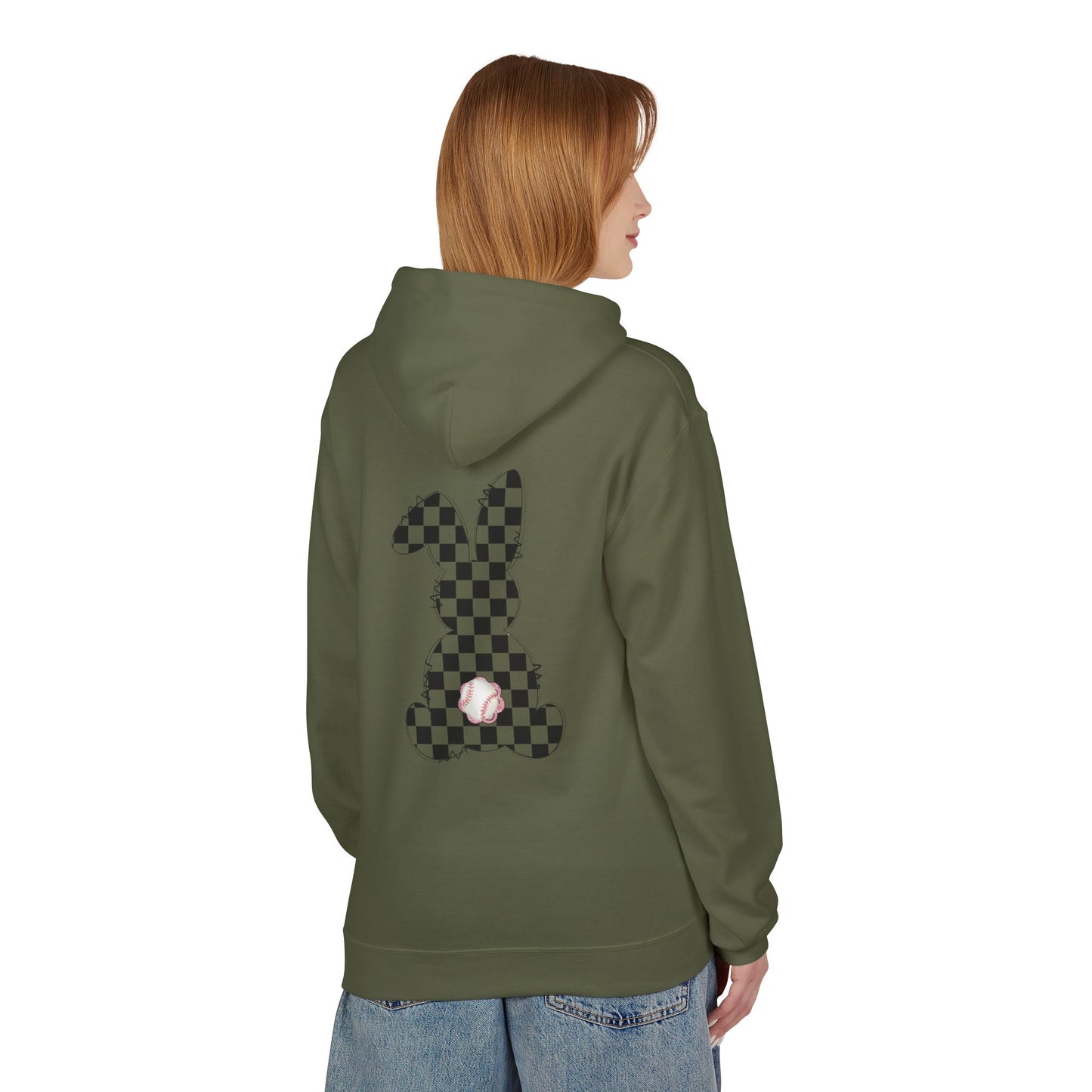 Personalized Athletic Bunny 💪🐇 Hoodie