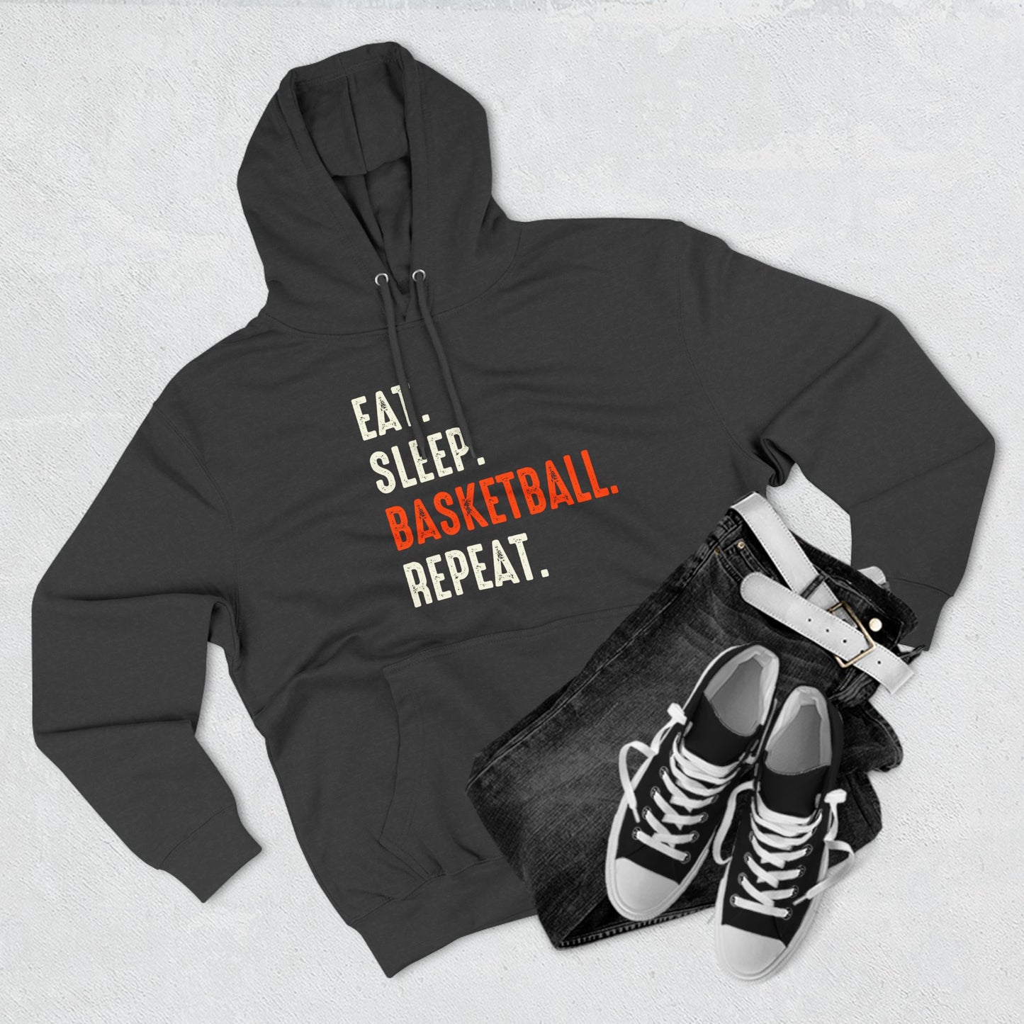 Eat Sleep Basketball Repeat Hoodie