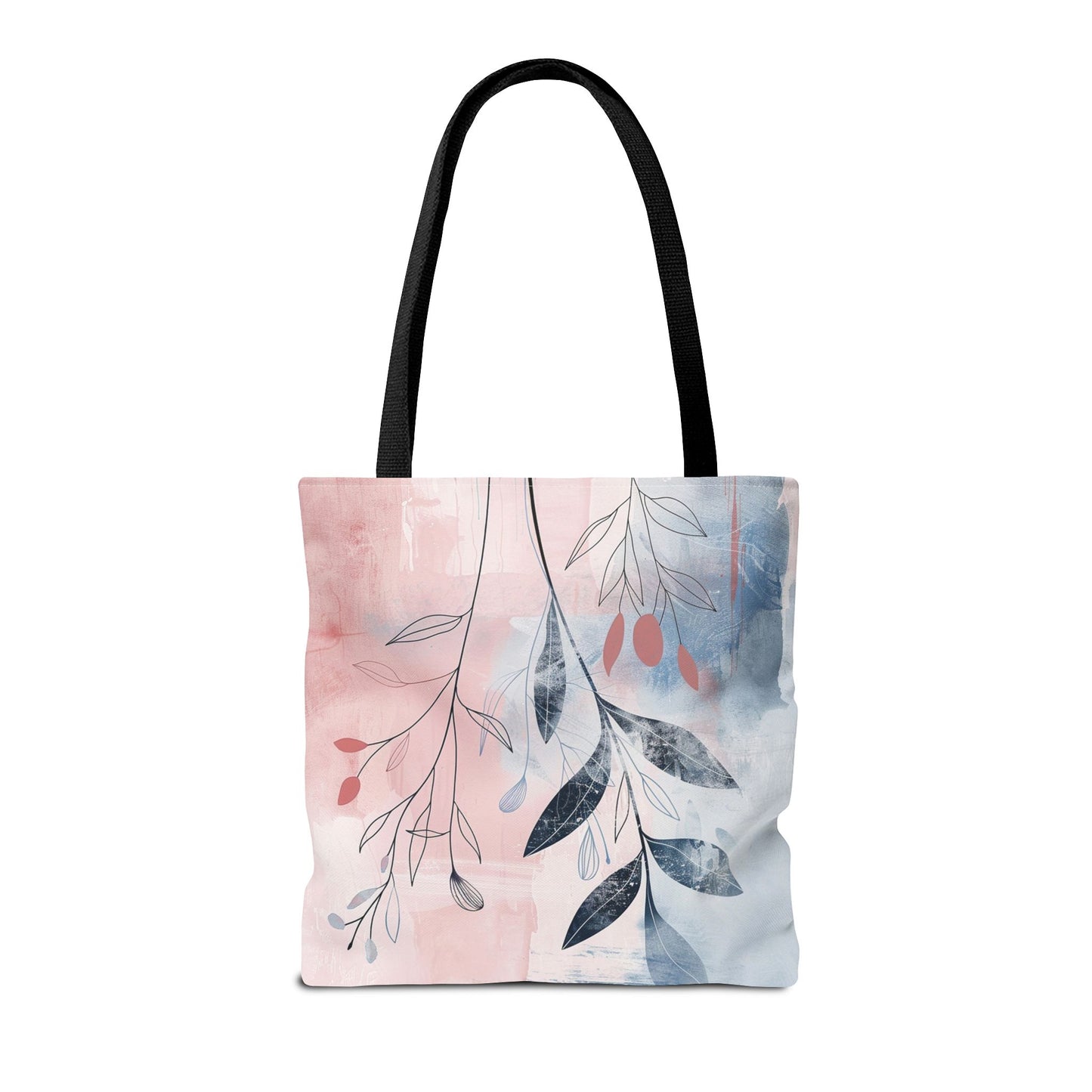 Personlized Name Number Football Pink Florist ToteBag