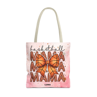 Personlized Name Sweet Basketball Mama Tote Bag