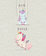 Unicorn Inhale Exhale Hoodie