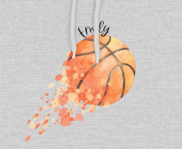 Personalized Name Basketball Shoot Hoodie