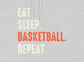 Eat Sleep Basketball Repeat Hoodie