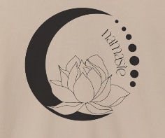 Namaste, Lotus, and Moon Sweatshirt