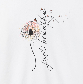 Just Breathe Dandelions Sweatshirt